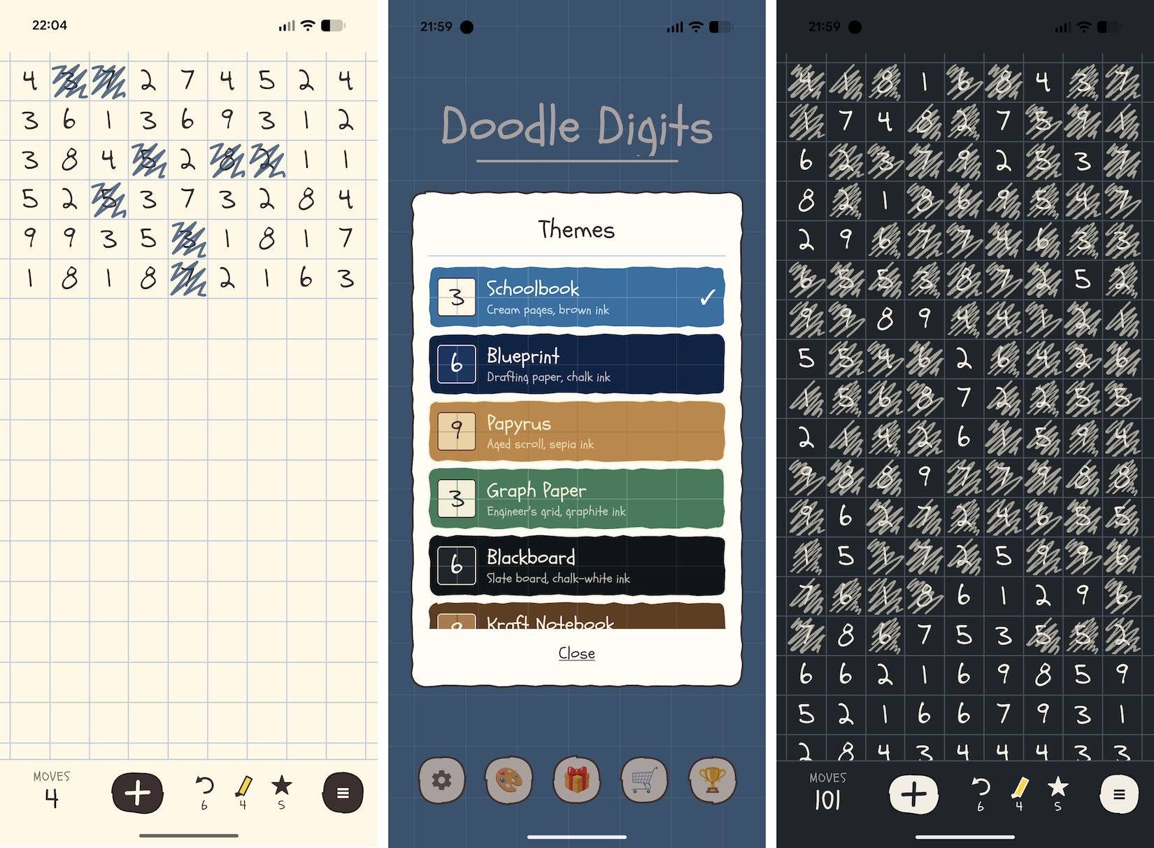 Doodle Digits gameplay screenshot
