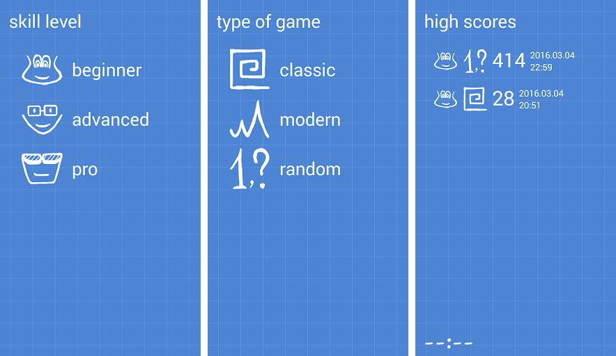 Doodle Digits gameplay screenshot